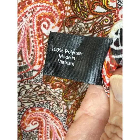 Lane Bryant Women's Top Blouse Wide Sleeves Floral Sheer Plus Sz 22/24 - Picture 10 of 12